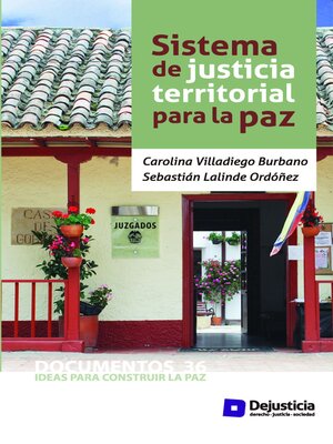 cover image of Sistema de justicia territorial para la paz